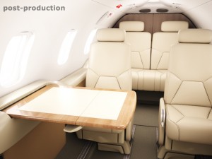 learjet 31 cabin - interior 3D 모델
