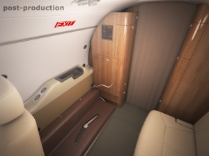 learjet 31 cabin - interior 3D 모델