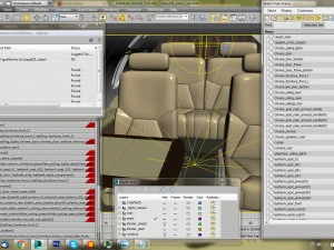 learjet 31 cabin - interior 3D Model