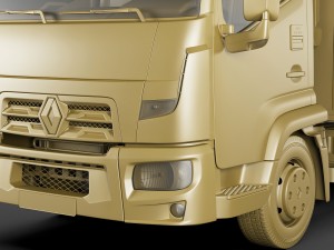 renault trucks d 35 - 75t 3D Model