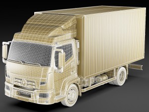 renault trucks d 35 - 75t 3D Model