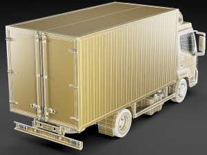 renault trucks d 35 - 75t 3D Model