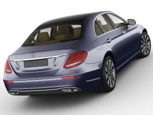 mercedes e-class exclusive sedan hybrid 2017 Model 3D