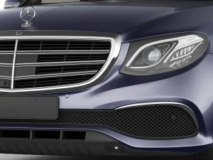 mercedes e-class exclusive sedan hybrid 2017 3D Model