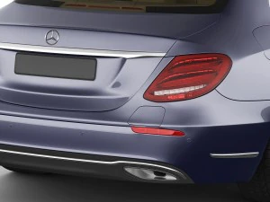 mercedes e-class exclusive sedan hybrid 2017 3D Model