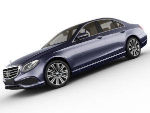 mercedes e-class exclusive sedan hybrid 2017 Model 3D