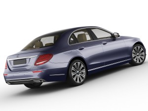 mercedes e-class exclusive sedan hybrid 2017 Model 3D