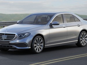 mercedes e-class exclusive sedan hybrid 2017 Model 3D