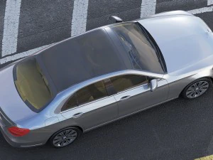 mercedes e-class exclusive sedan hybrid 2017 3D Model