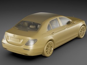 mercedes e-class exclusive sedan hybrid 2017 Model 3D