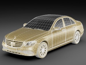 mercedes e-class exclusive sedan hybrid 2017 Model 3D
