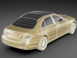 mercedes e-class exclusive sedan hybrid 2017 Model 3D