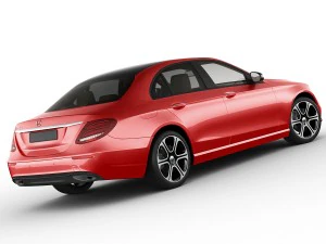 mercedes e-class avantgarde sedan 2017 3D Model