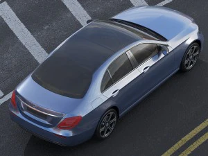 mercedes e-class avantgarde sedan 2017 3D Model