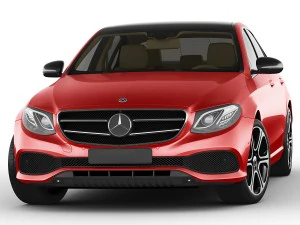 mercedes e-class avantgarde sedan 2017 3D Model