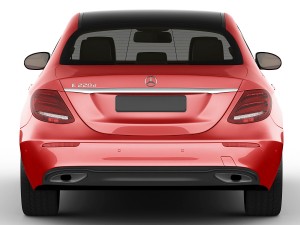 mercedes e-class avantgarde sedan 2017 3D Модель