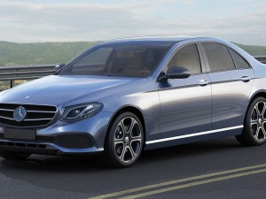 mercedes e-class avantgarde sedan 2017 3D Модель