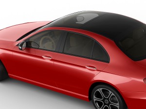 mercedes e-class avantgarde sedan 2017 3D Модель