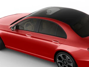 mercedes e-class avantgarde sedan 2017 3D Model