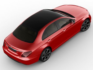 mercedes e-class avantgarde sedan 2017 3D Модель