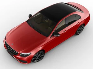 mercedes e-class avantgarde sedan 2017 3D Model