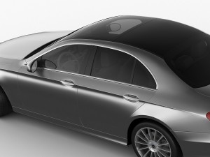 mercedes e-class amg package sedan 2017 3D Model