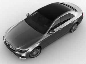 mercedes e-class amg package sedan 2017 3D Model