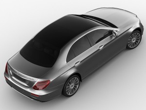 mercedes e-class amg package sedan 2017 3D Model