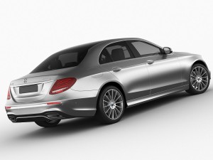 mercedes e-class amg package sedan 2017 3D Model