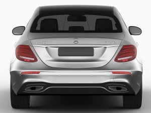 mercedes e-class amg package sedan 2017 3D Model
