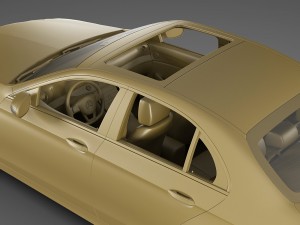 mercedes e-class amg package sedan 2017 3D Model