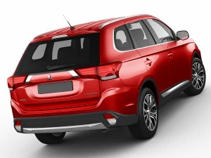 mitsubishi outlander 2016 3D Model