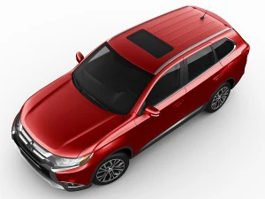 mitsubishi outlander 2016 3D Model
