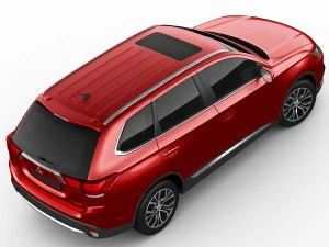 mitsubishi outlander 2016 3D Model