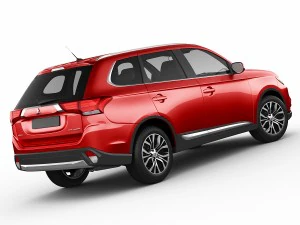 mitsubishi outlander 2016 3D Model
