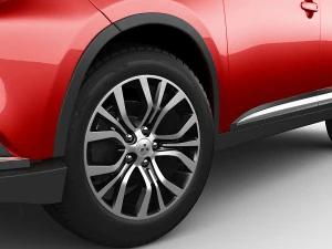 mitsubishi outlander 2016 3D Model