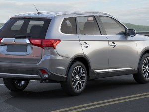 mitsubishi outlander 2016 3D Modell