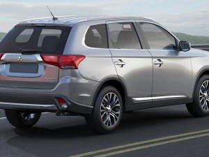 mitsubishi outlander 2016 3D Model