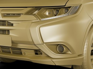 mitsubishi outlander 2016 3D Modell