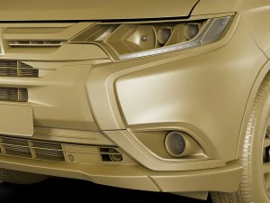 mitsubishi outlander 2016 3D Model