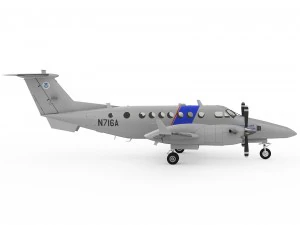 beechcraft super king air 350cer 3D Model