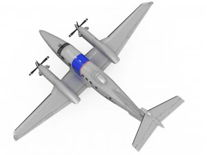 beechcraft super king air 350cer 3D Model