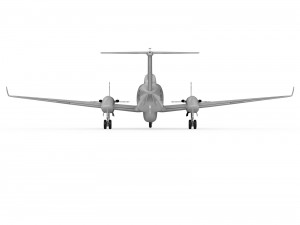 beechcraft super king air 350cer Modelo 3D