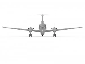 beechcraft super king air 350cer 3D Model