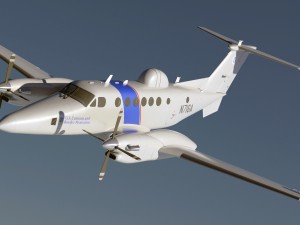 beechcraft super king air 350cer Modelo 3D