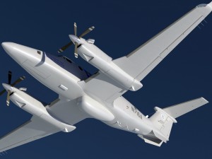 beechcraft super king air 350cer Modelo 3D