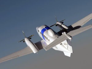 beechcraft super king air 350cer 3D Model