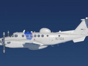 beechcraft super king air 350cer Modelo 3D