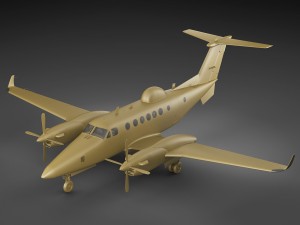 beechcraft super king air 350cer Modelo 3D