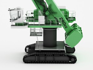 sennebogen 880 eq crawler 3D 모델